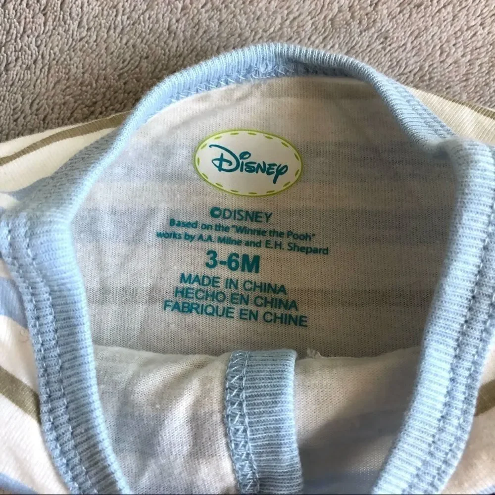 NWOT Disney Winnie The Pooh Footed Onesie
